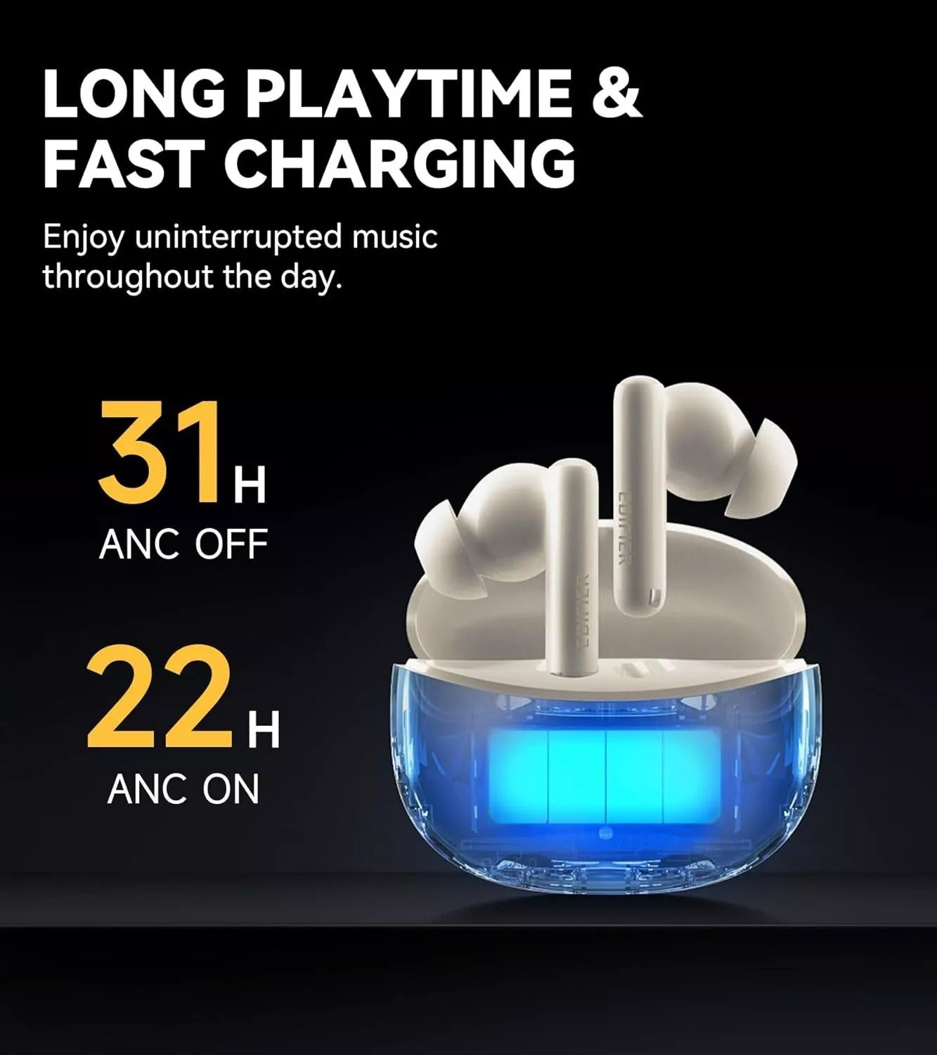Edifier X5 Pro True Wireless Bluetooth Earbuds ANC & AI Enhanced call